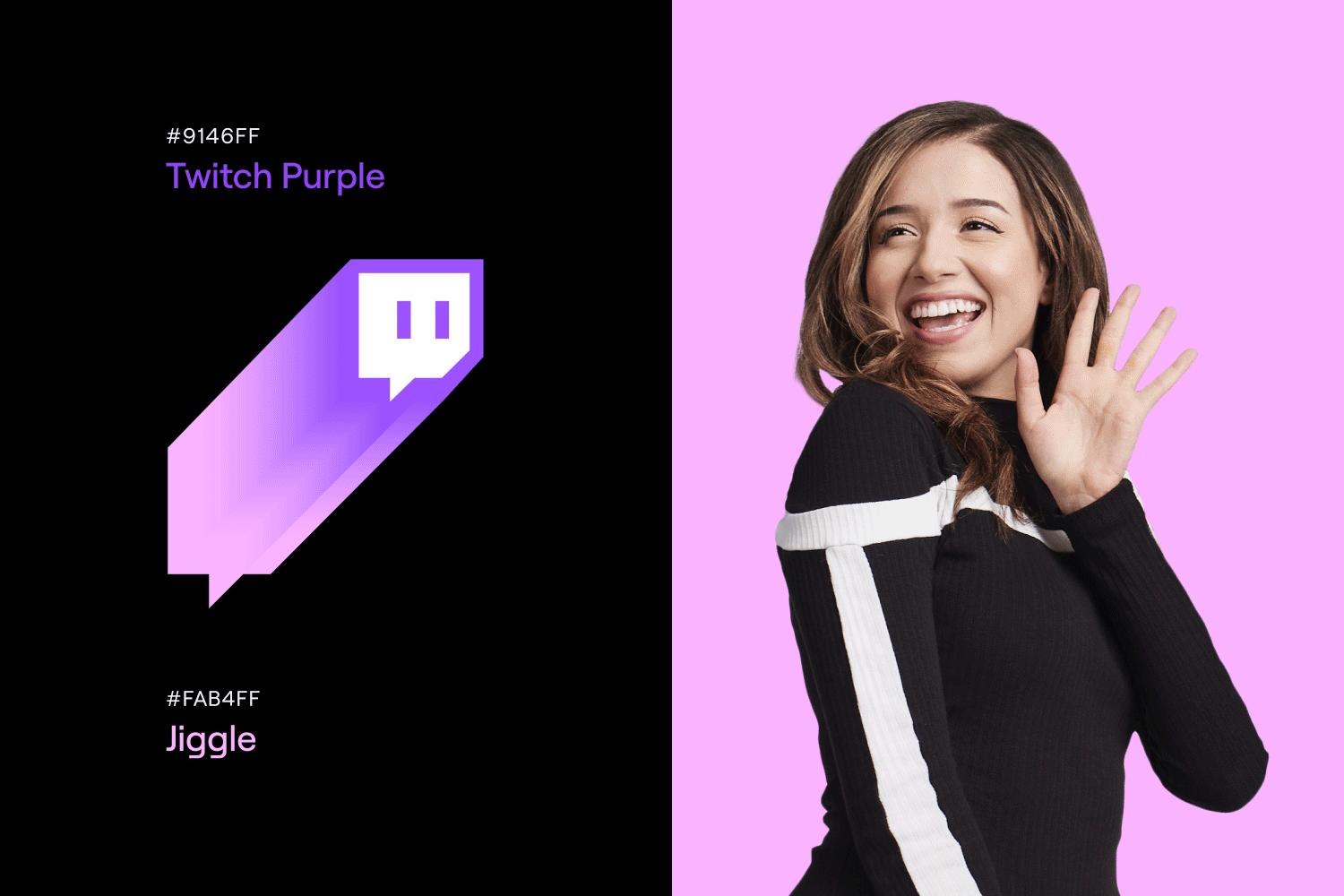 Creator color applied to the Glitch icon