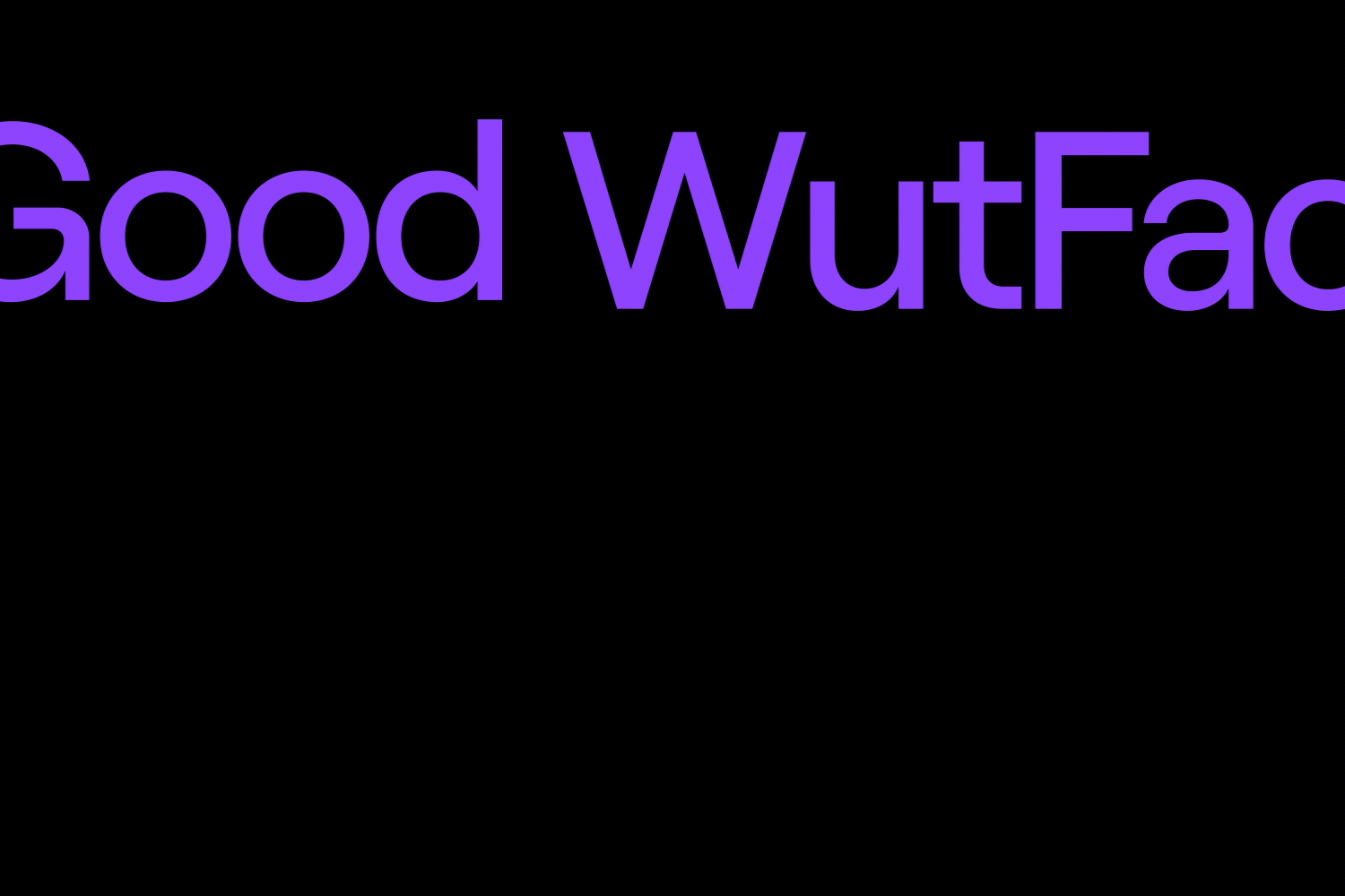 Twitch typography motion study